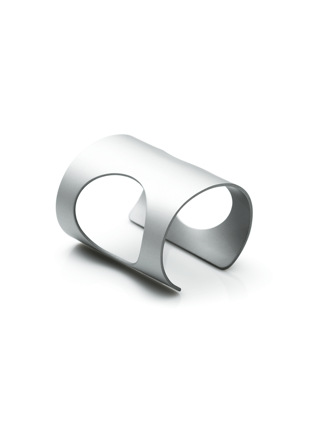 simple square clip bracelet / silver
