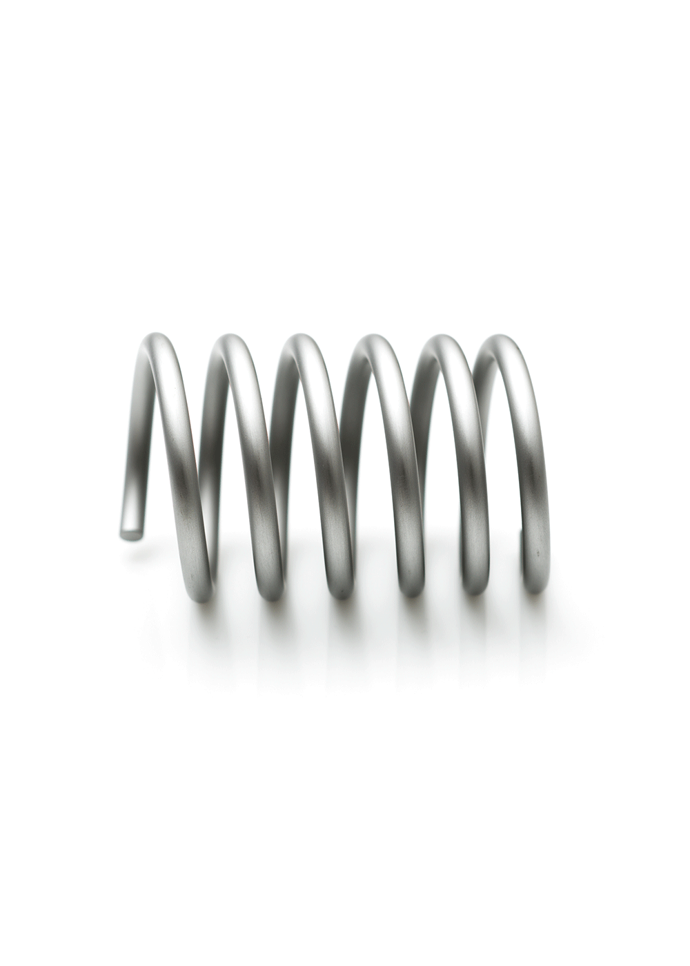 simple spiral / silver