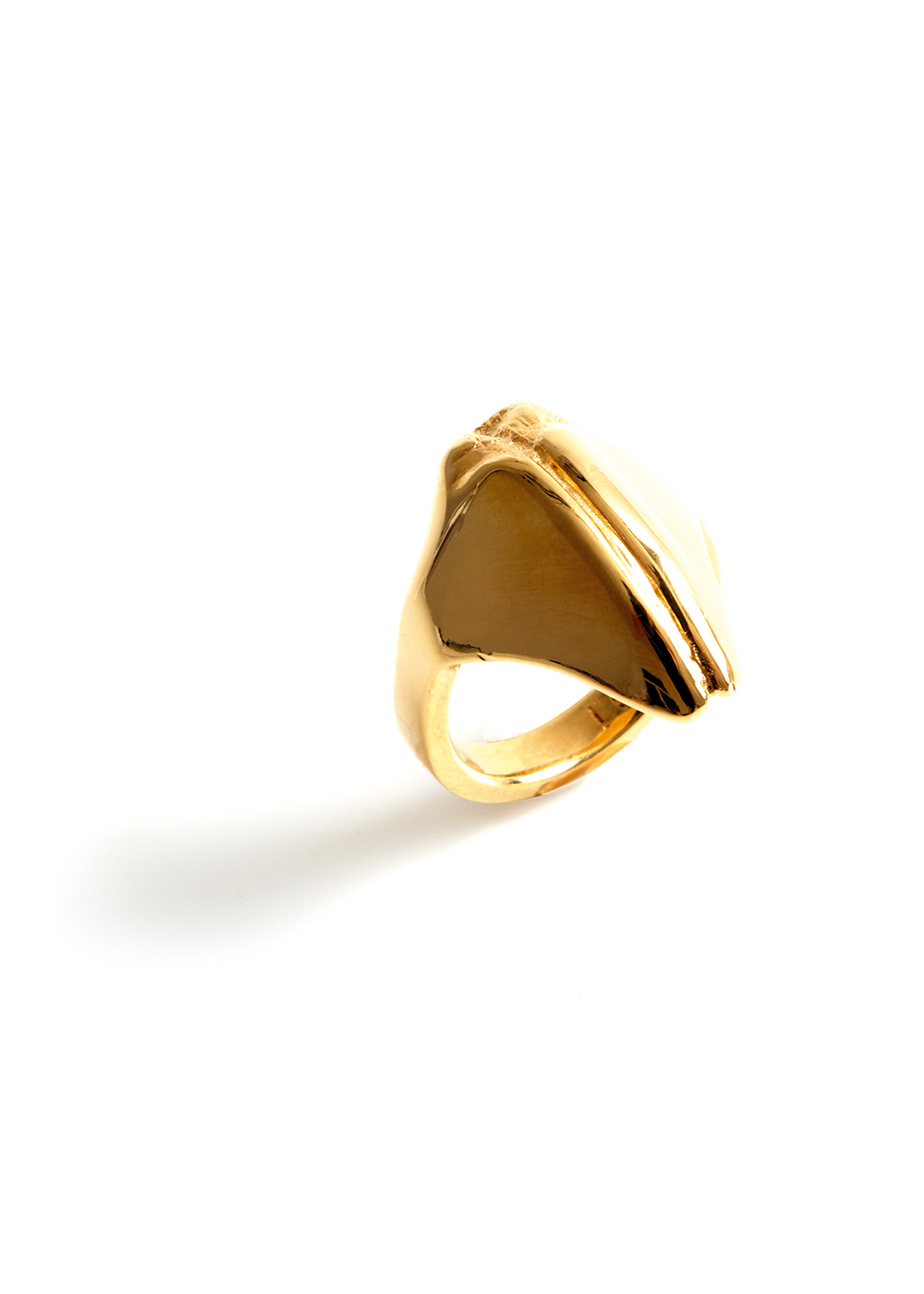 mandibile ring2, gold plated